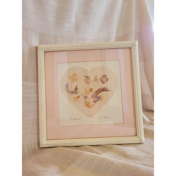 Vintage Pressed Flowers Framed Art - Picture 4 of 9